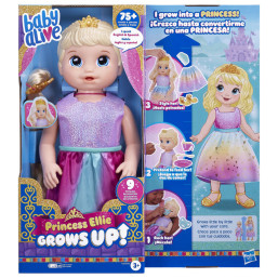 HASBRO BABY ALIVE PRINCESS ELLIE GROWS UP